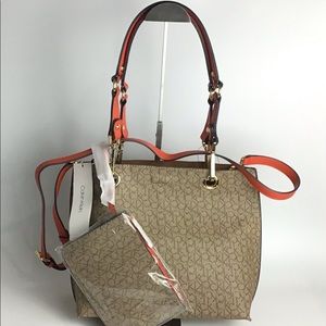 Calvin Klein reversible Tote With Pouch